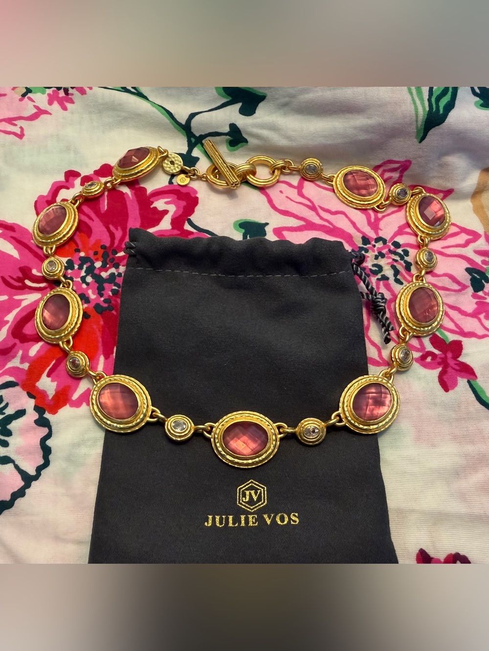 Julie Vos Tudor Stone Necklace - Picture 2 of 3